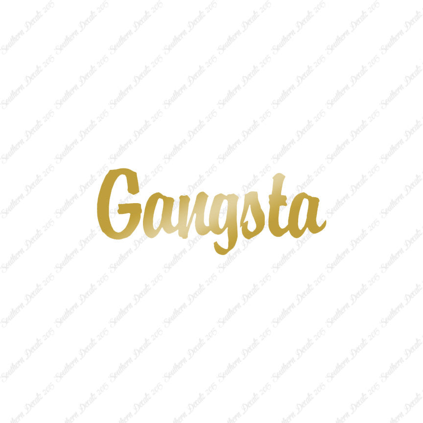 Gangsta Gangster