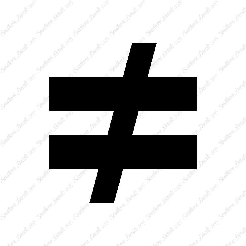 MarriageNo Equals