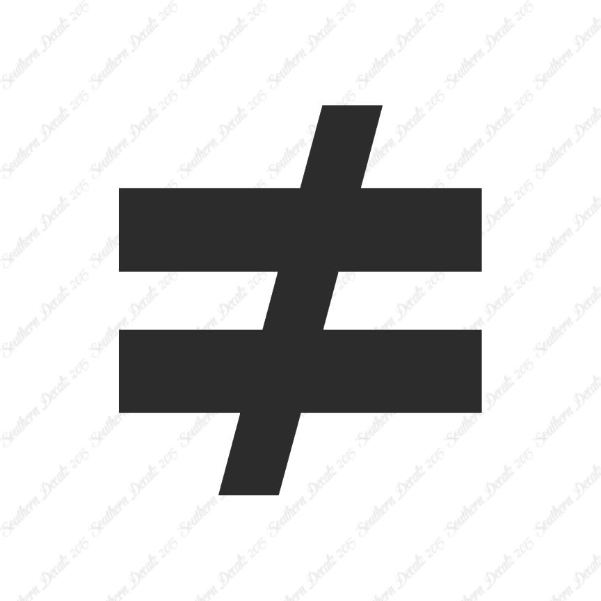 MarriageNo Equals