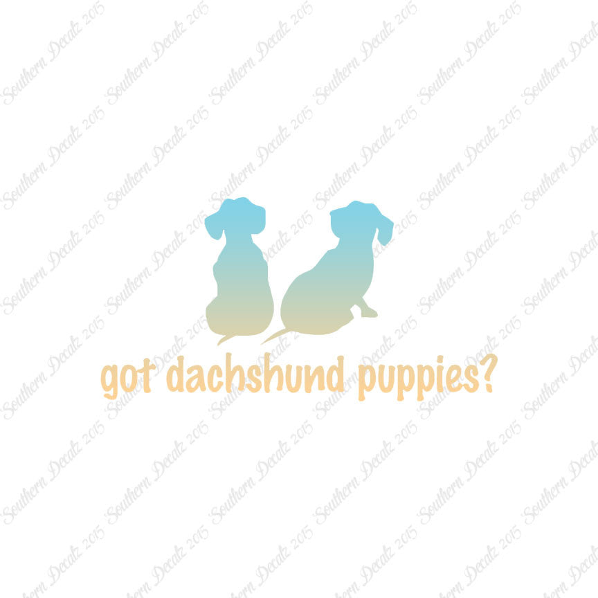 Got Dachshund Puppies ? Dog Breed