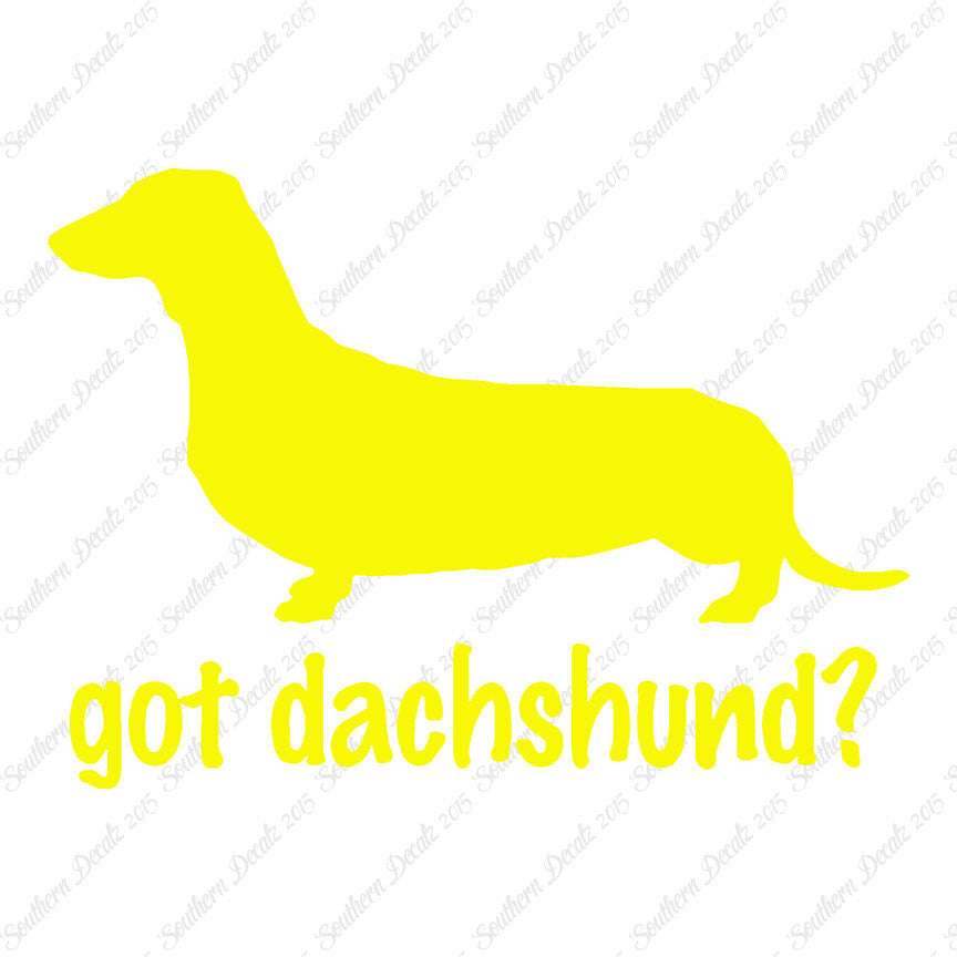 Got Dachshund ? Breed Dog