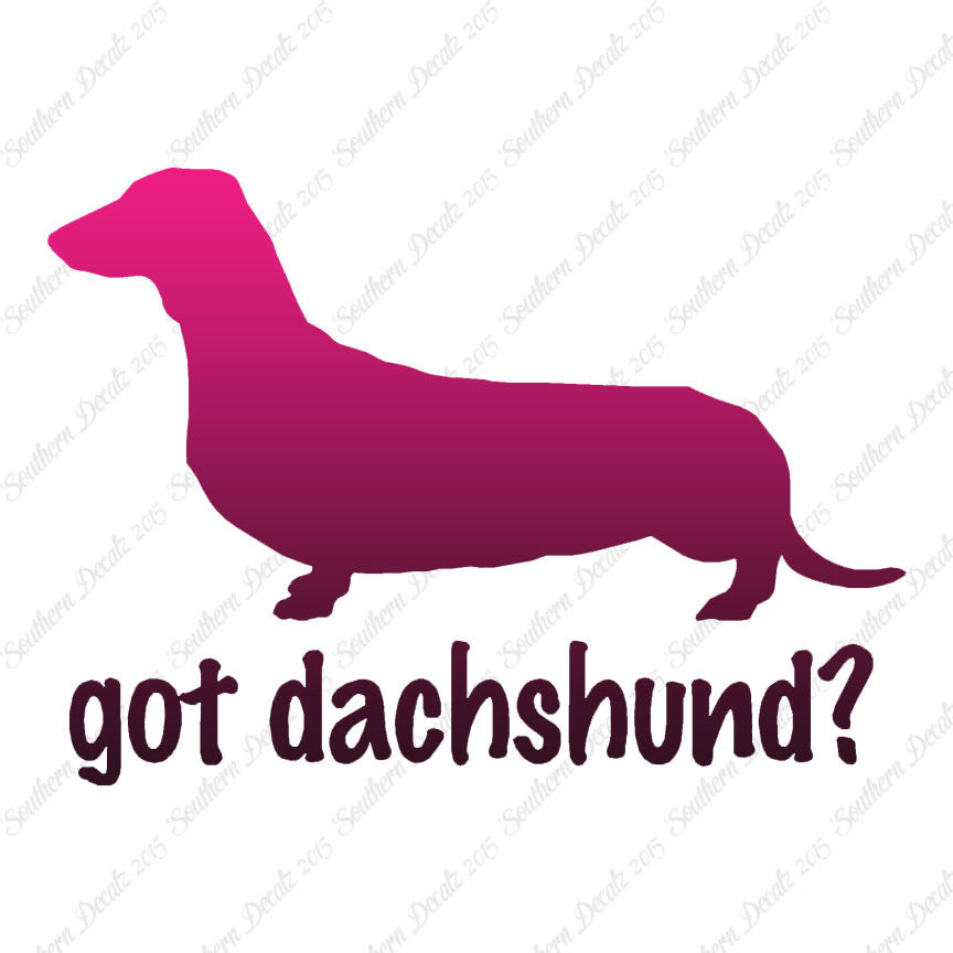 Got Dachshund ? Breed Dog