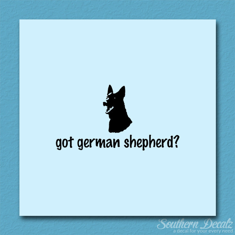 Got German Shepherd ? Head Dog Breed