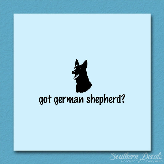 Got German Shepherd ? Head Dog Breed