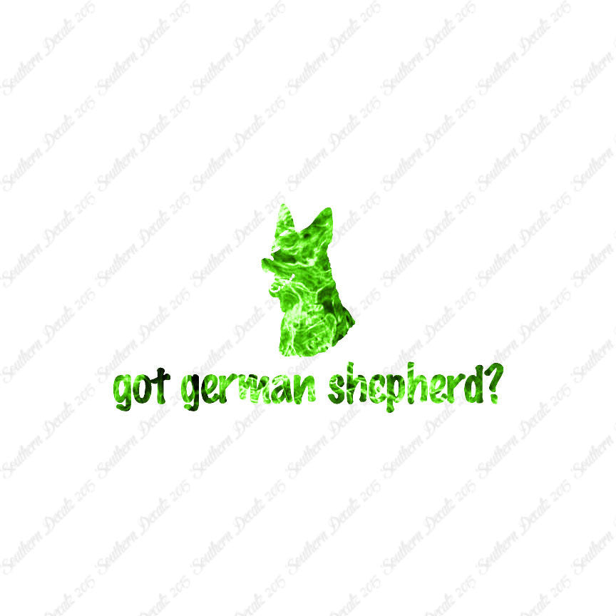 Got German Shepherd ? Head Dog Breed