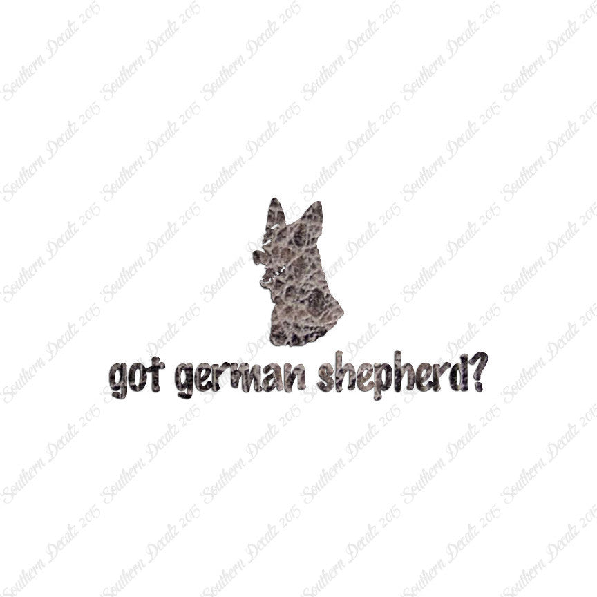 Got German Shepherd ? Head Dog Breed