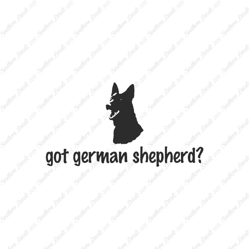 Got German Shepherd ? Head Dog Breed