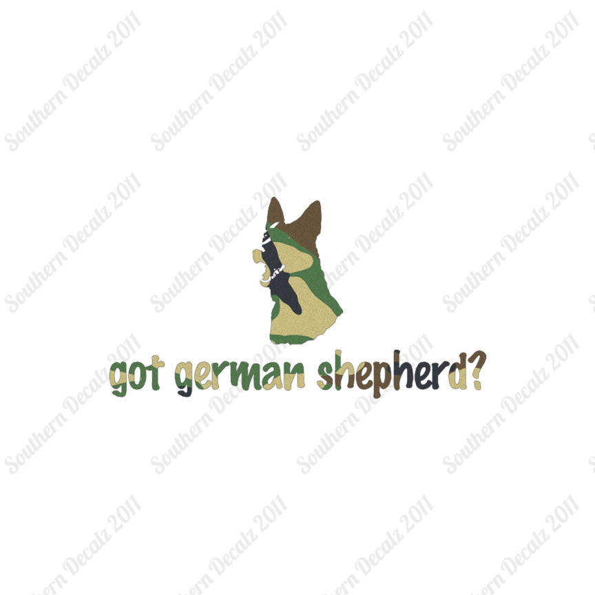 Got German Shepherd ? Head Dog Breed