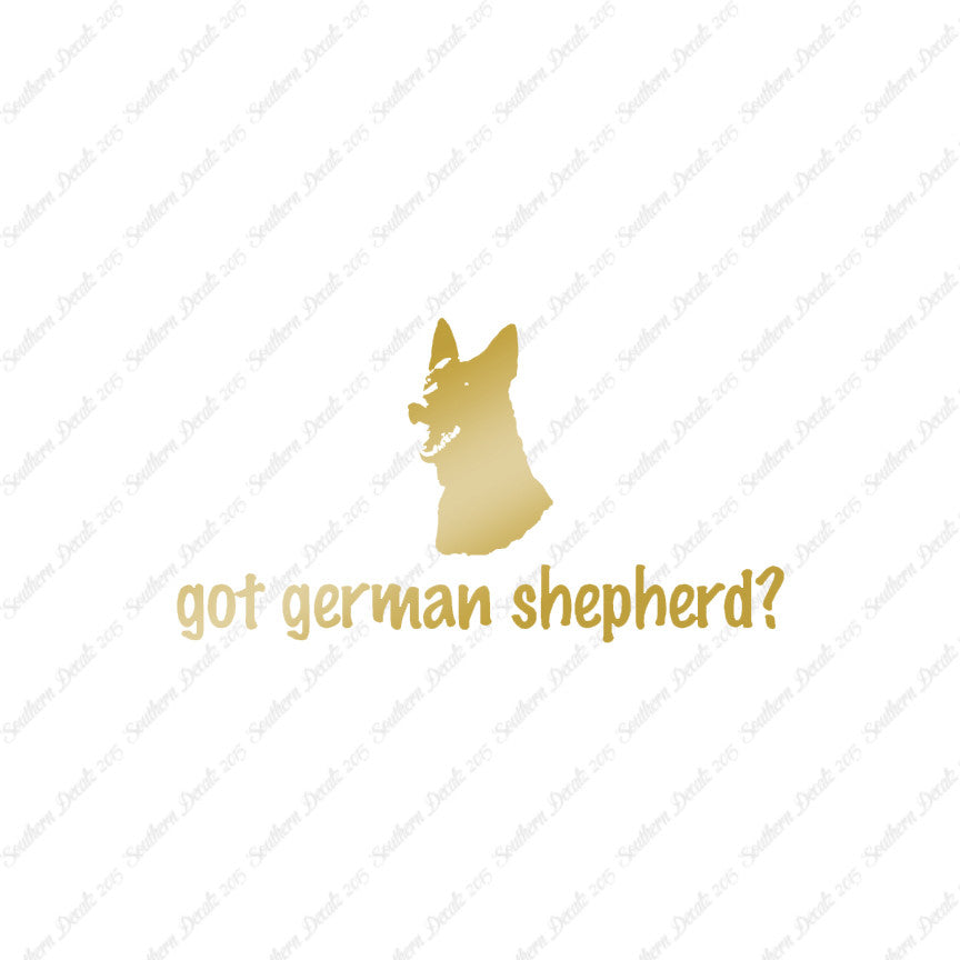 Got German Shepherd ? Head Dog Breed
