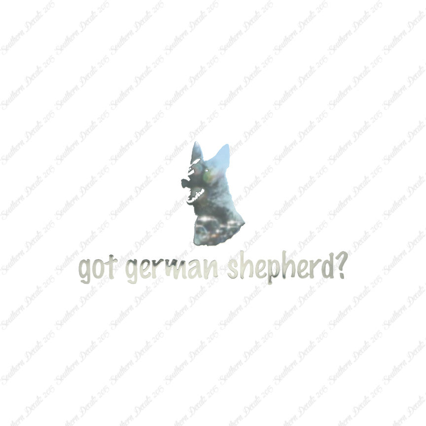Got German Shepherd ? Head Dog Breed