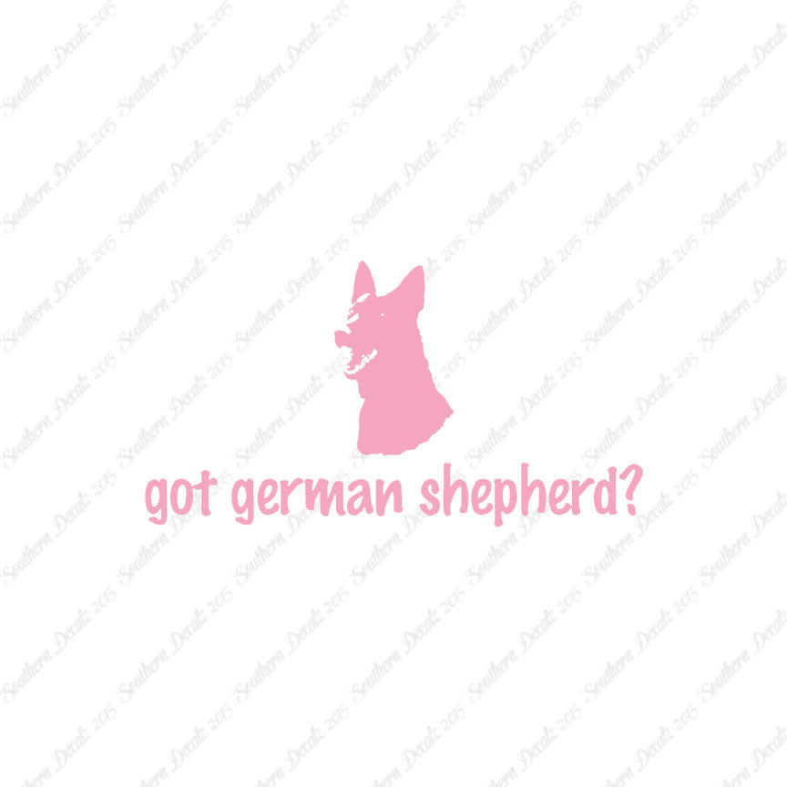 Got German Shepherd ? Head Dog Breed