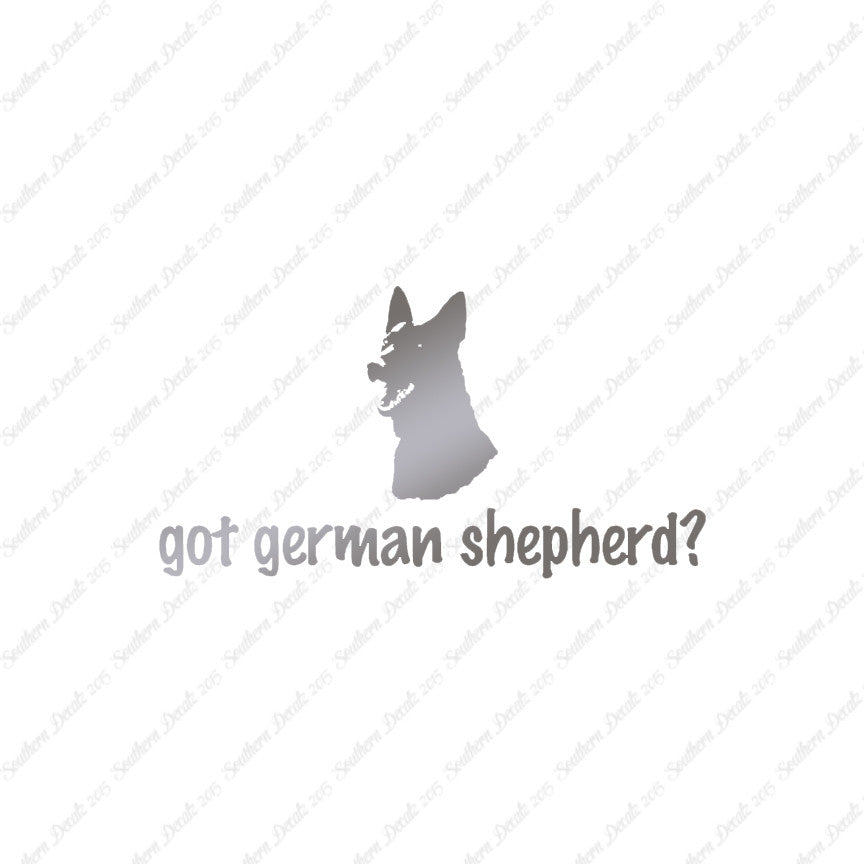 Got German Shepherd ? Head Dog Breed