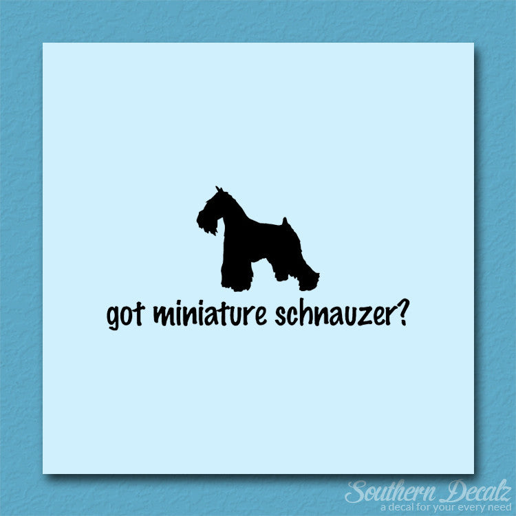 Got Miniature Schnauzer ? Dog Breed