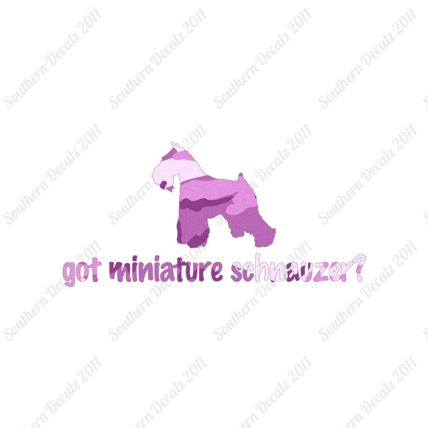 Got Miniature Schnauzer ? Dog Breed