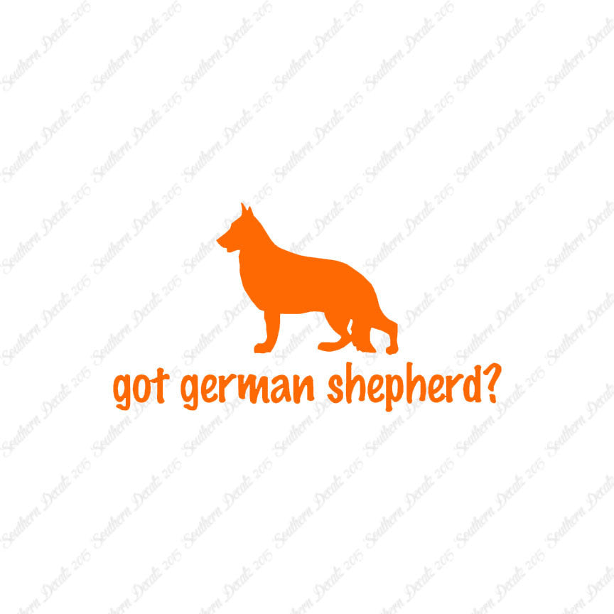 Got German Shepherd ? Dog Breed