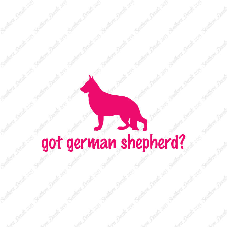 Got German Shepherd ? Dog Breed