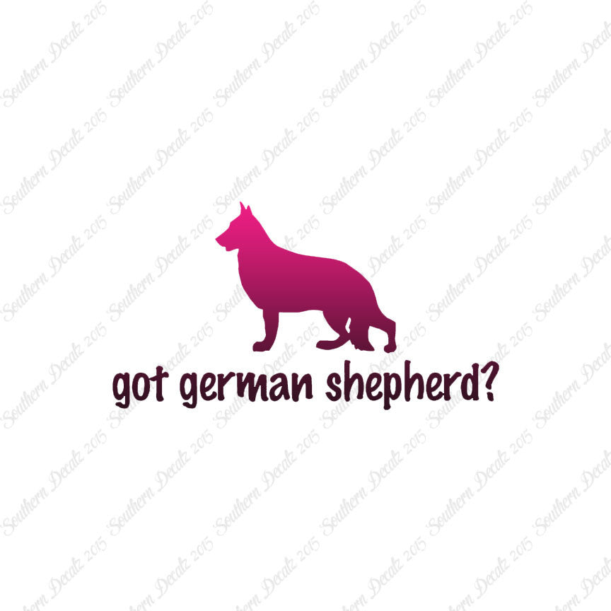 Got German Shepherd ? Dog Breed