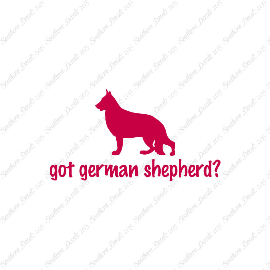 Got German Shepherd ? Dog Breed