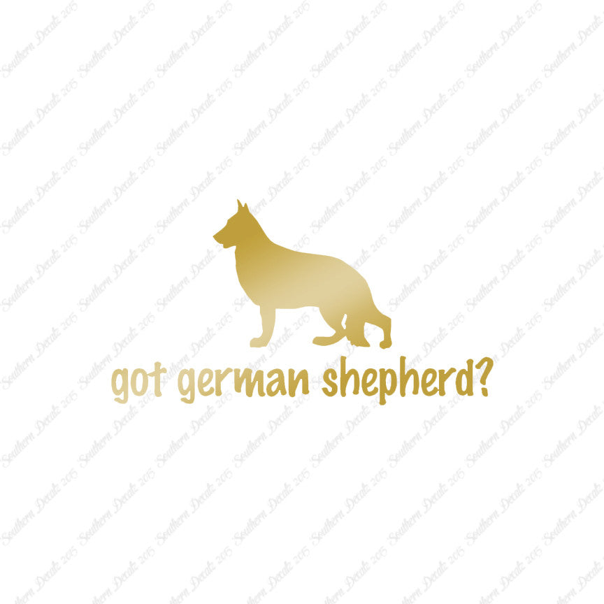 Got German Shepherd ? Dog Breed