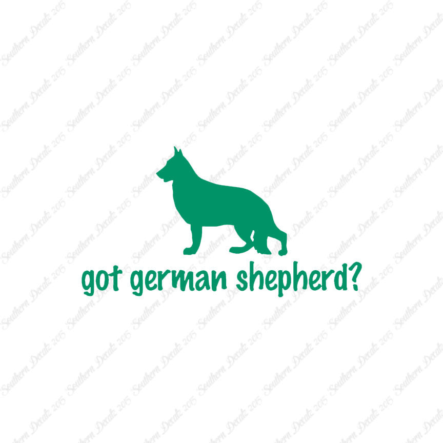 Got German Shepherd ? Dog Breed