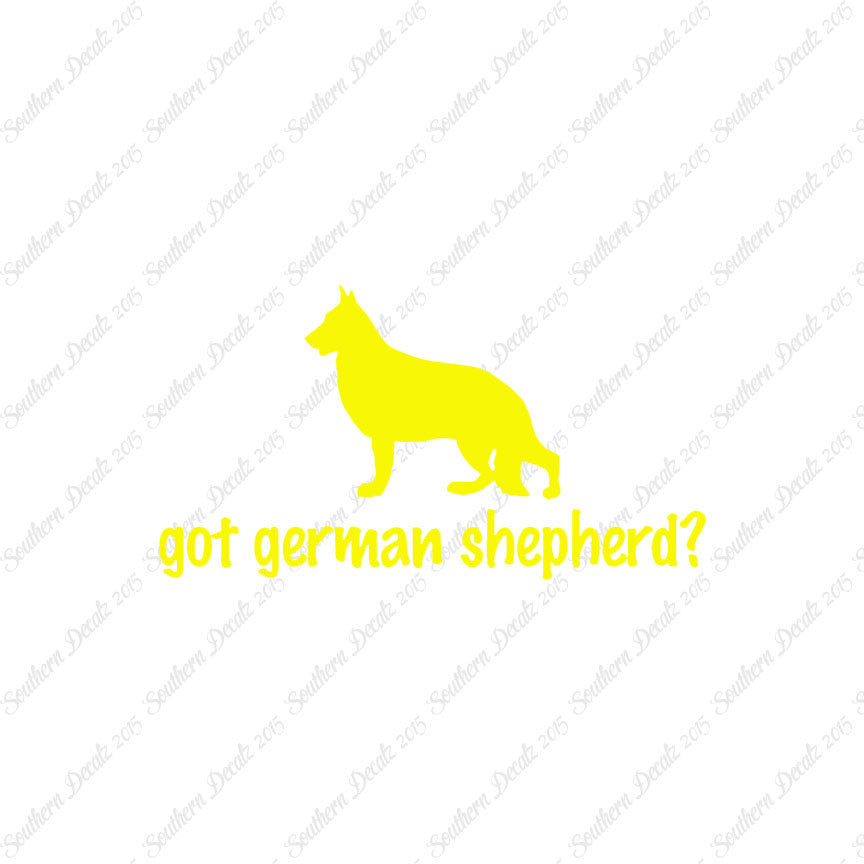 Got German Shepherd ? Dog Breed