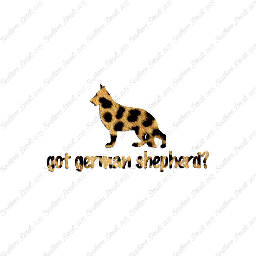 Got German Shepherd ? Dog Breed