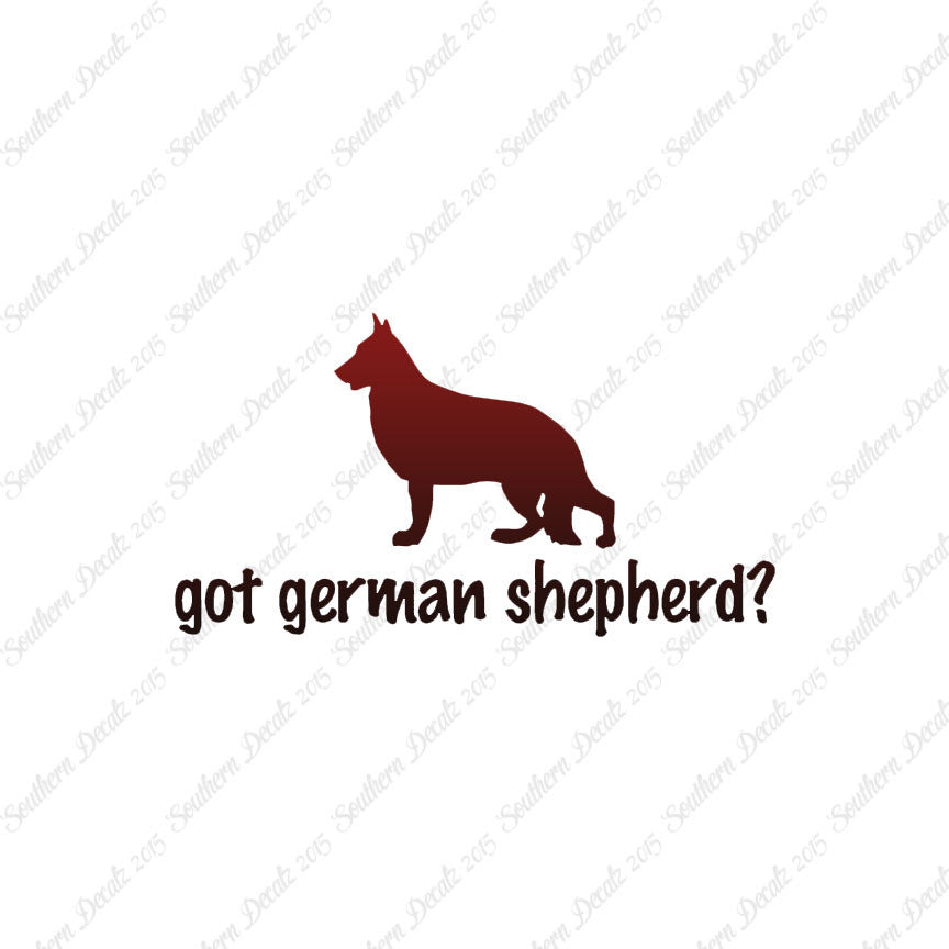 Got German Shepherd ? Dog Breed