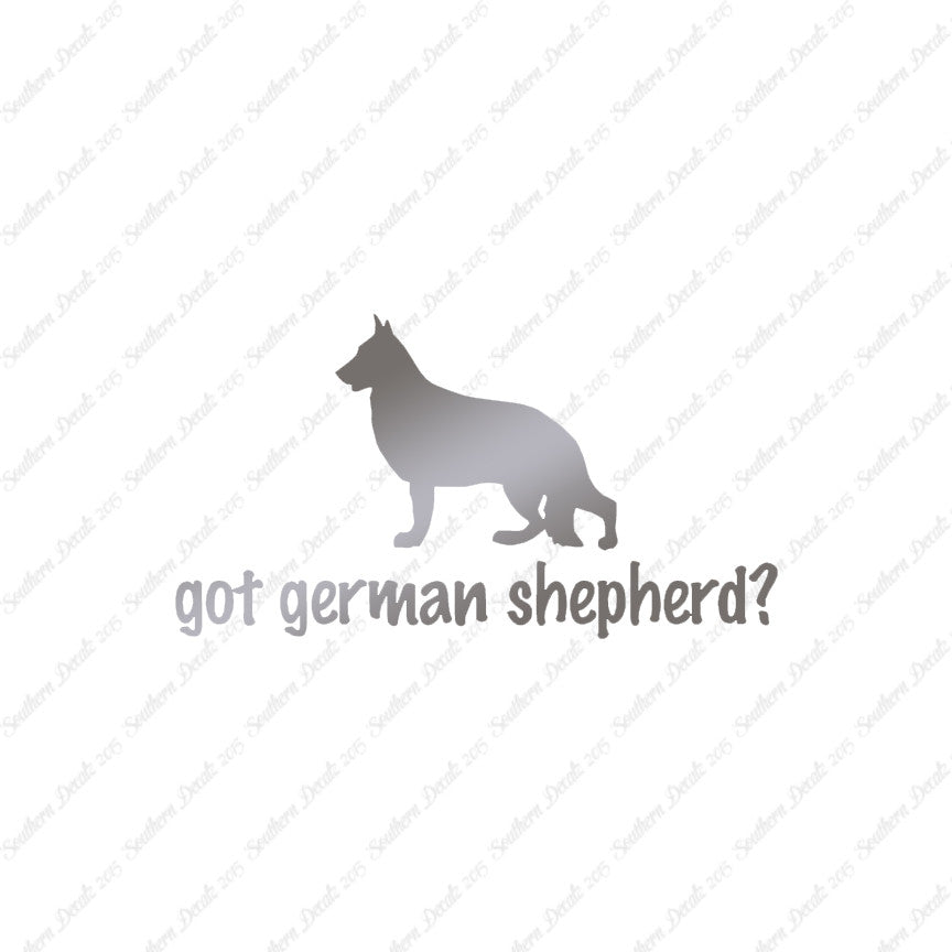 Got German Shepherd ? Dog Breed