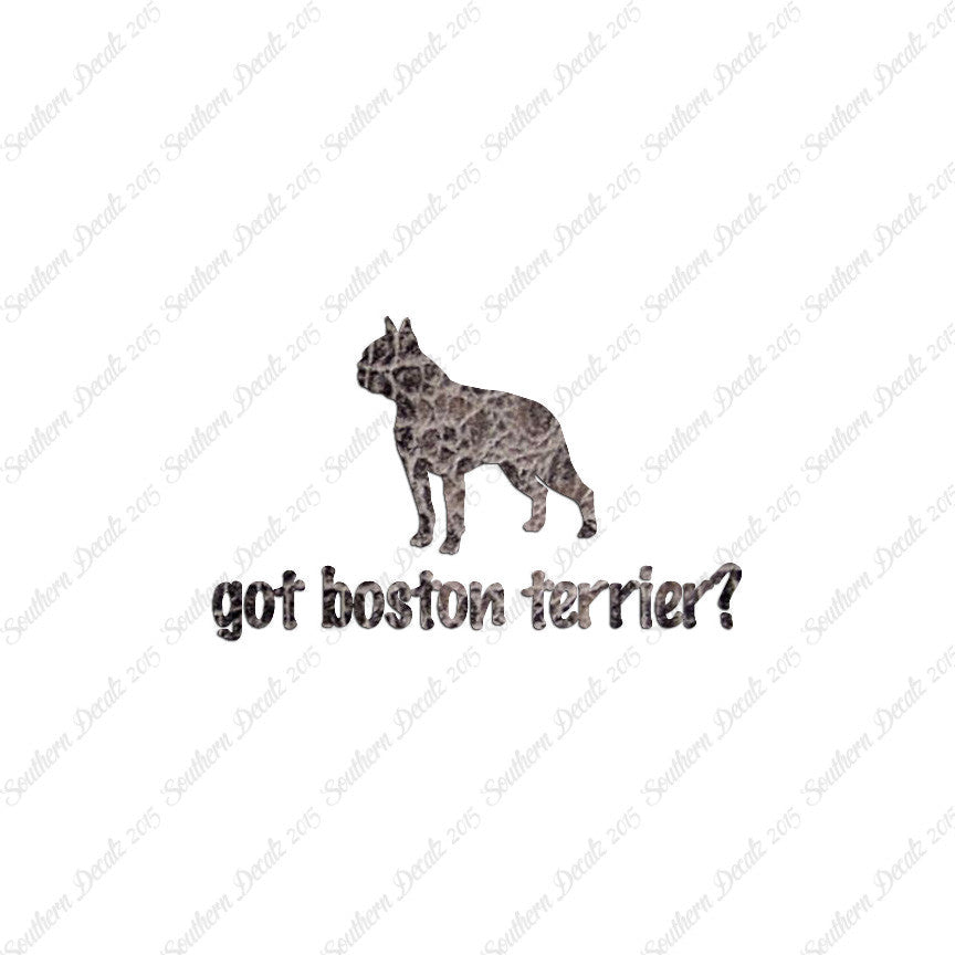 Got Boston Terrier ? Dog Breed