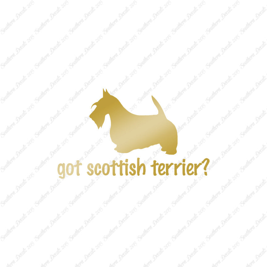 Got Scottish Terrier ? Dog Breed