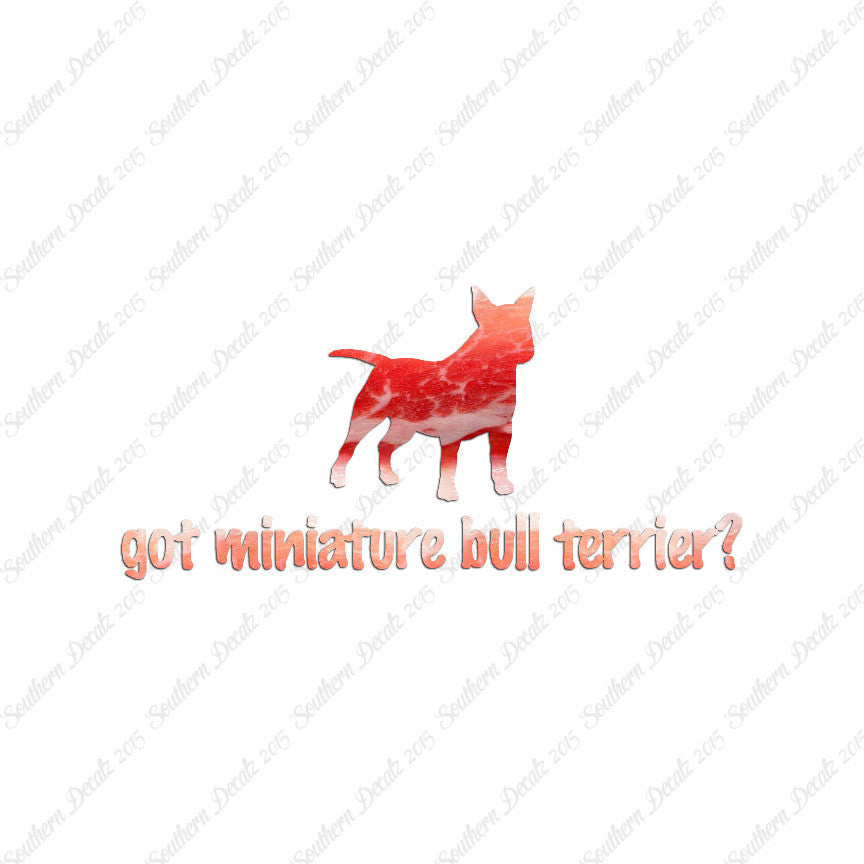 Got Miniature Bull Terrier ? Dog Breed