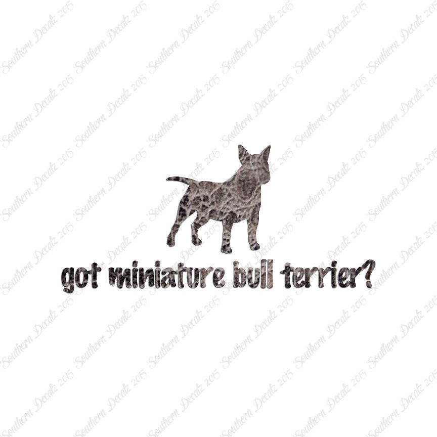 Got Miniature Bull Terrier ? Dog Breed