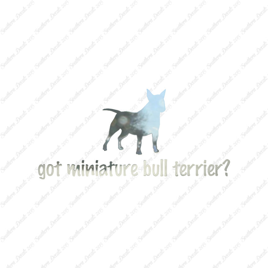 Got Miniature Bull Terrier ? Dog Breed
