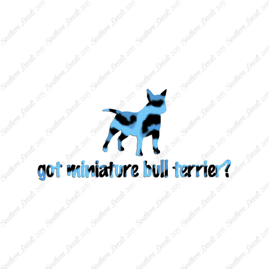 Got Miniature Bull Terrier ? Dog Breed