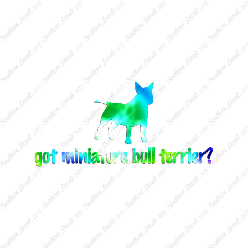 Got Miniature Bull Terrier ? Dog Breed
