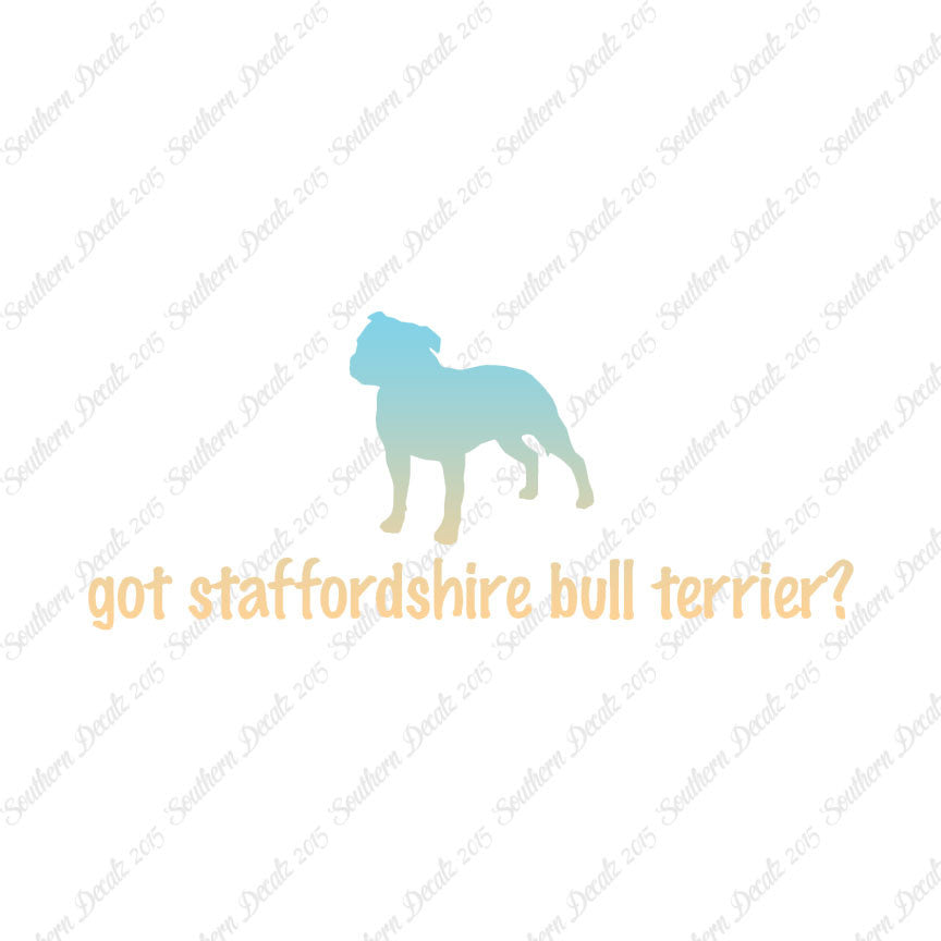 Got Staffordshire Bull Terrier ? Dog Bre