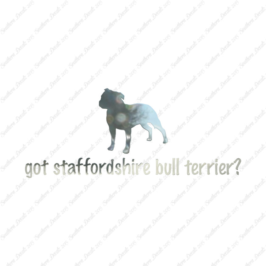 Got Staffordshire Bull Terrier ? Dog Bre