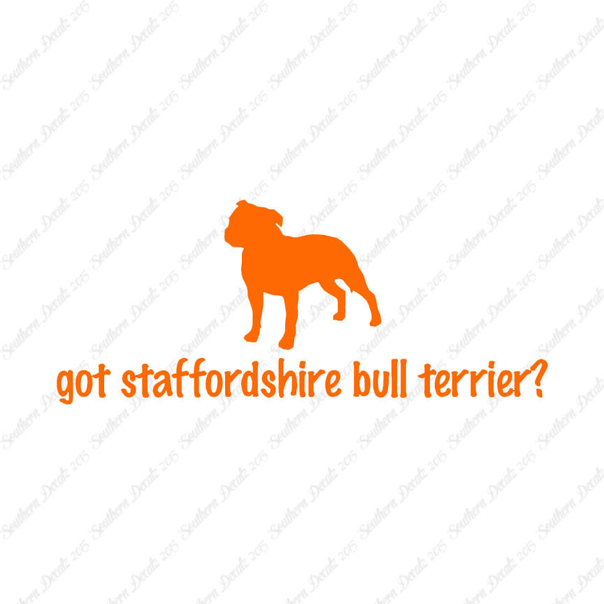Got Staffordshire Bull Terrier ? Dog Bre