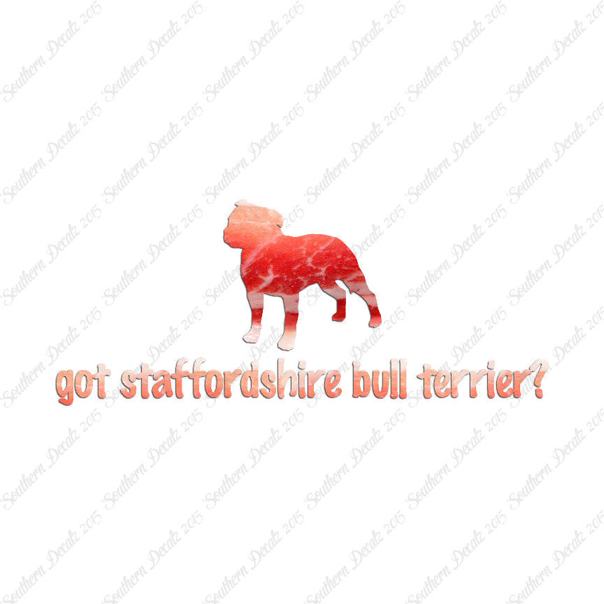 Got Staffordshire Bull Terrier ? Dog Bre