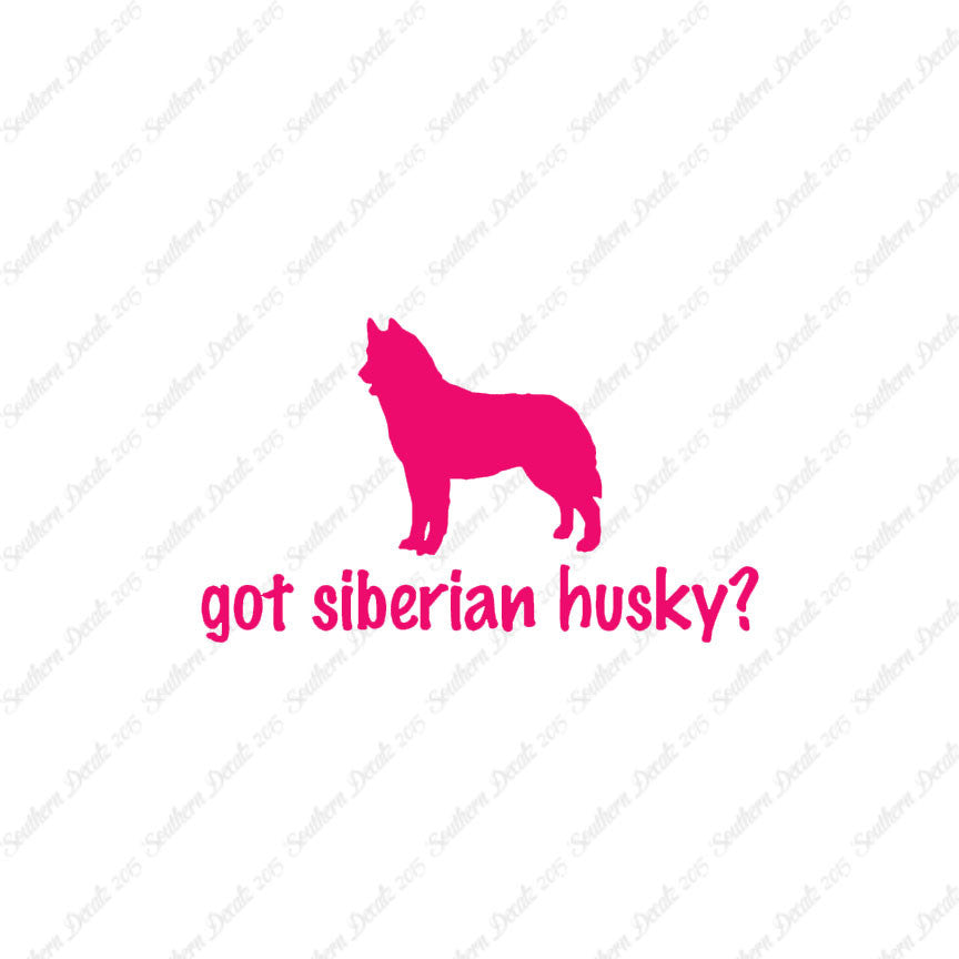 Got Siberian Husky ? Dog Breed