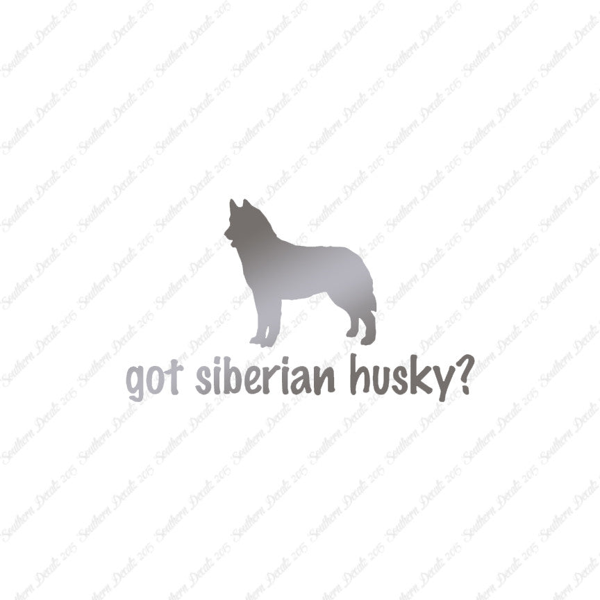 Got Siberian Husky ? Dog Breed