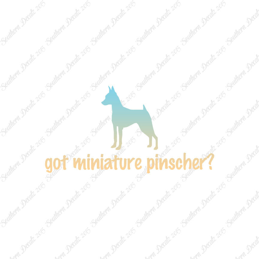 Got Miniature Pinscher ? Dog Breed