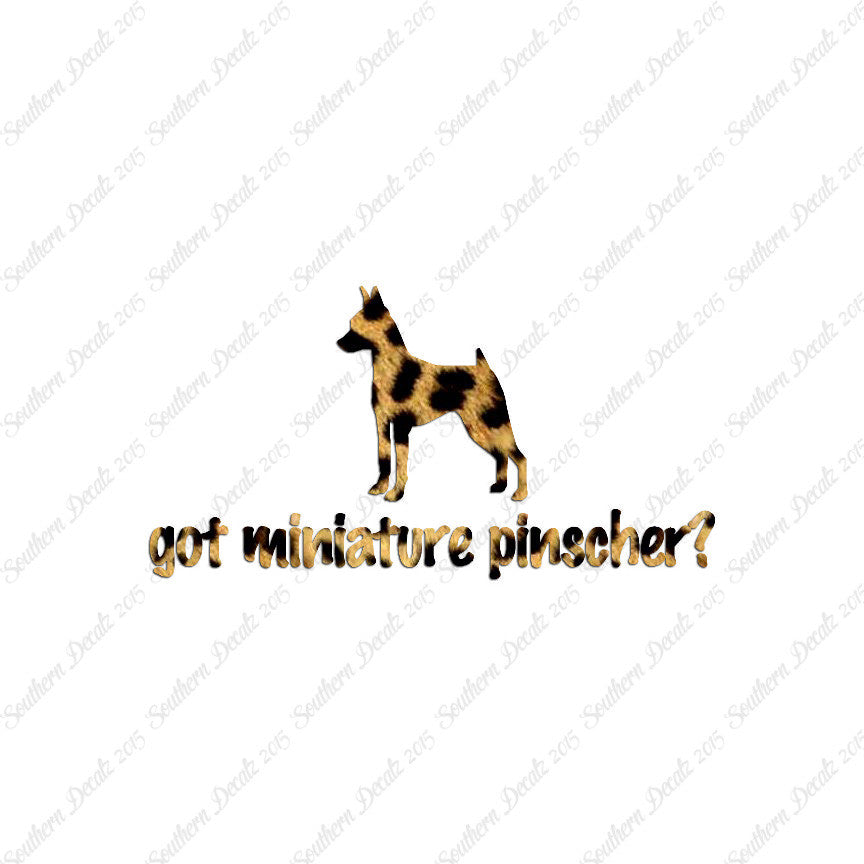 Got Miniature Pinscher ? Dog Breed