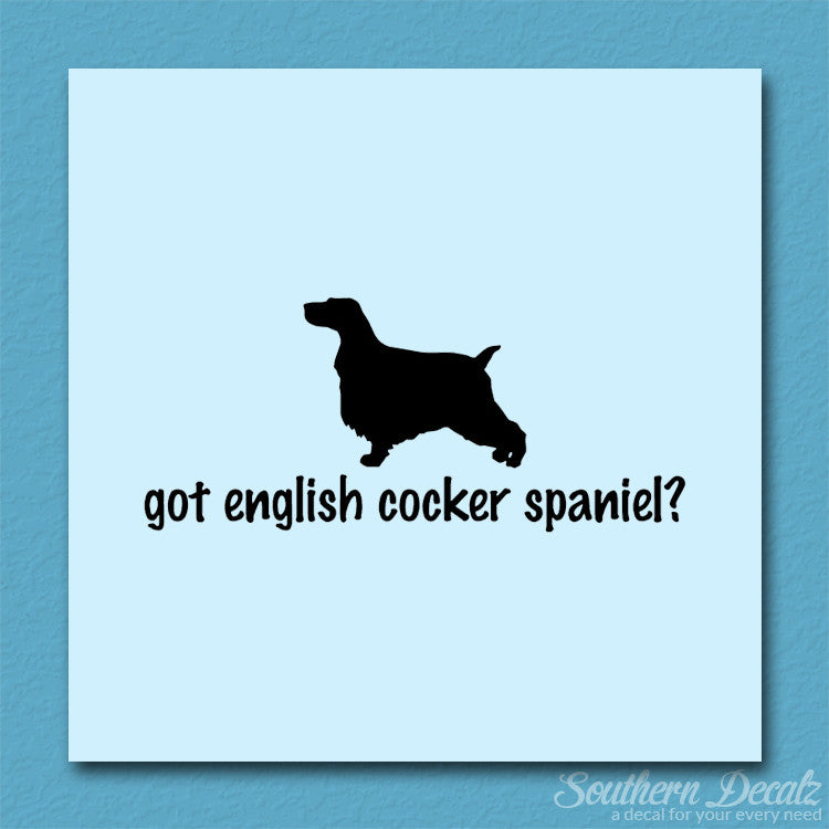 Got English Cocker Spaniel ? Dog Breed