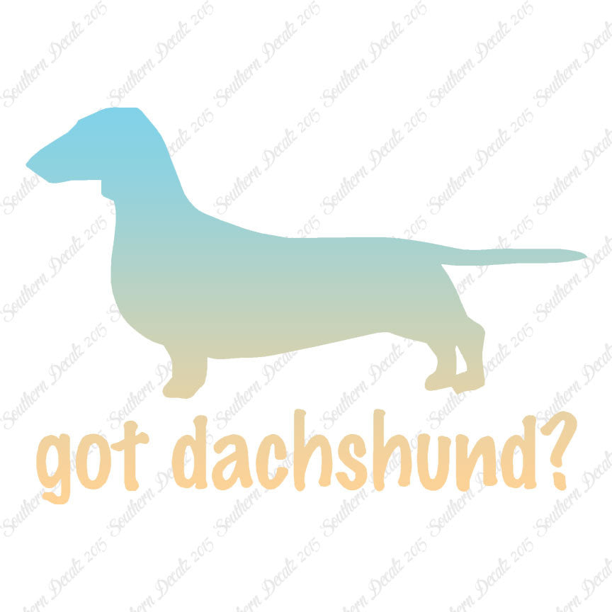 Got Dachshund ? Dog Breed