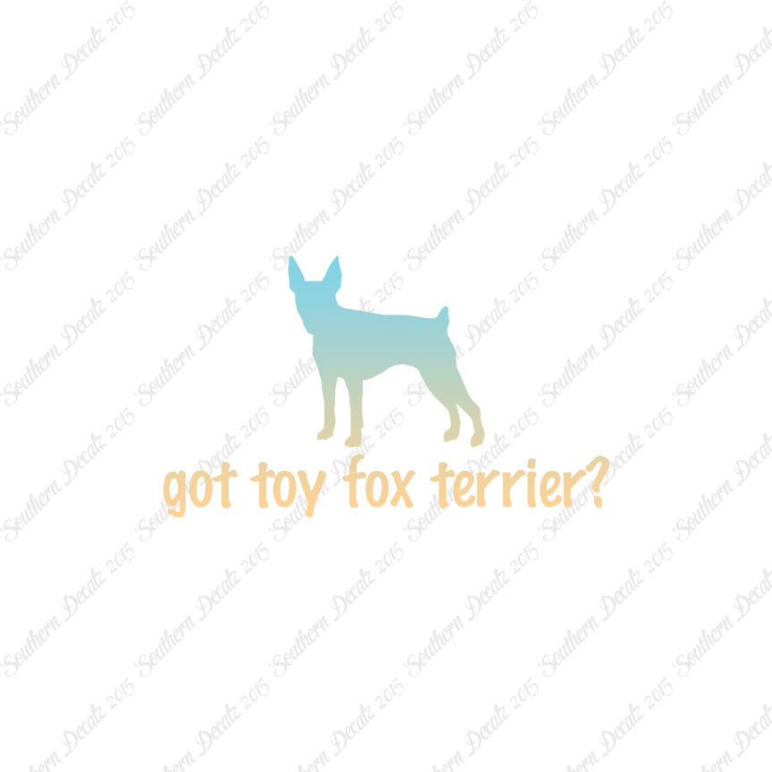 Got Toy Fox Terrier ? Dog Breed