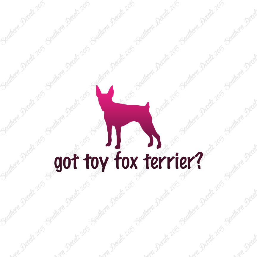 Got Toy Fox Terrier ? Dog Breed