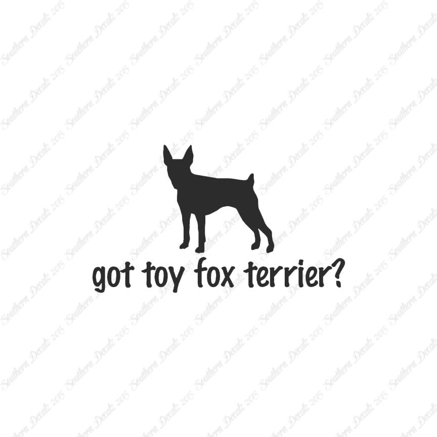 Got Toy Fox Terrier ? Dog Breed