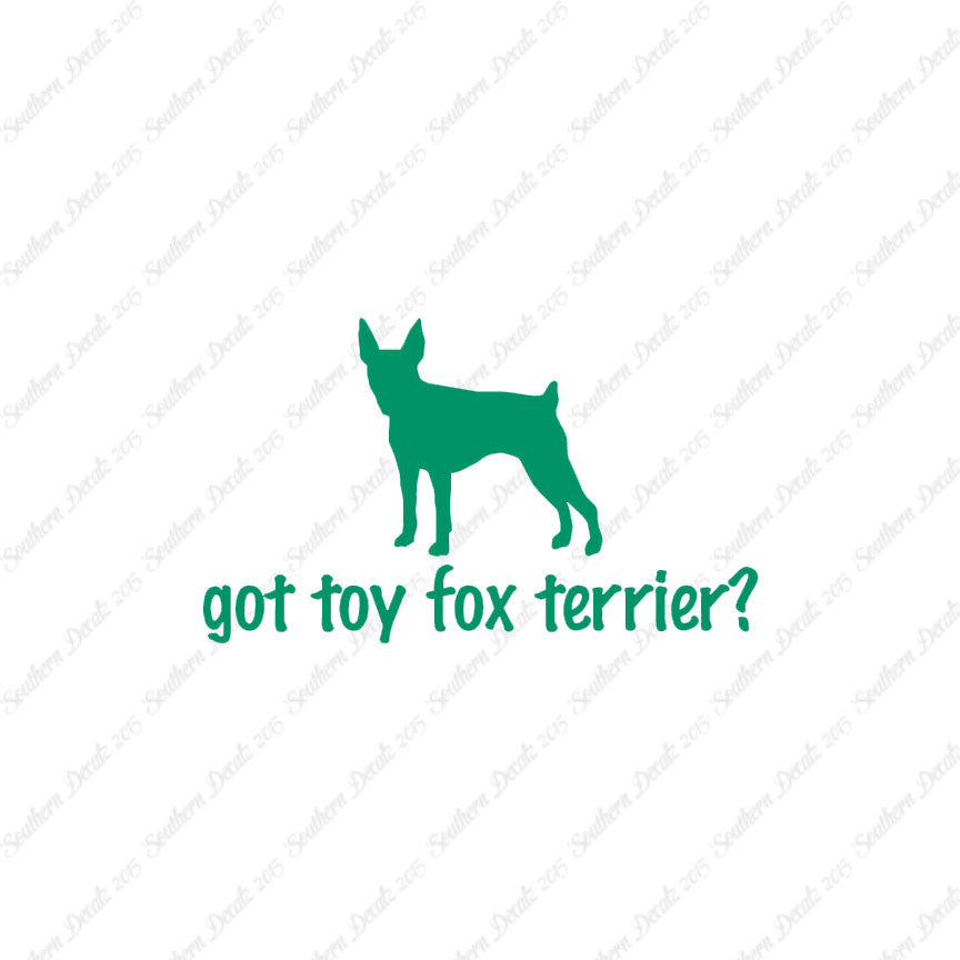 Got Toy Fox Terrier ? Dog Breed