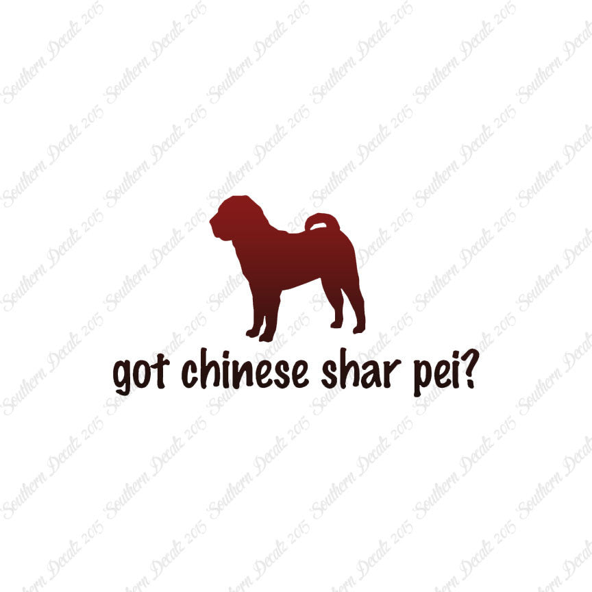Got Chinese Shar Pei ? Dog Breed